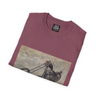 Retro Chopper Motorcycle Poster T-Shirt