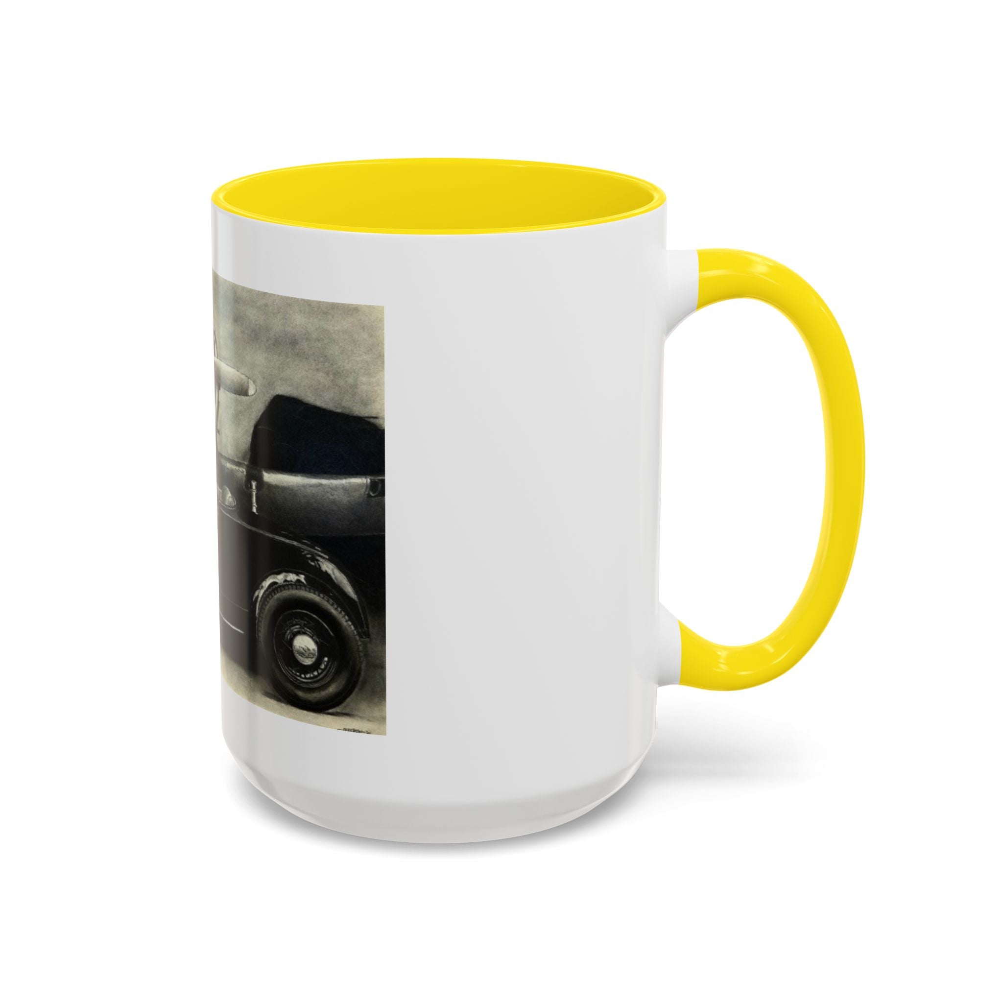 Vintage Airplane Accent Coffee Mug