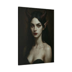 Gothic Art Canvas Print, Demon Aesthetic Home Decor, Dark Fantasy Wall Art, Witchy Room Decoration, Unique Gift for Halloween, Edgy Art