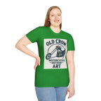 Old Crow Long Fork Chopper Sticker T-Shirt