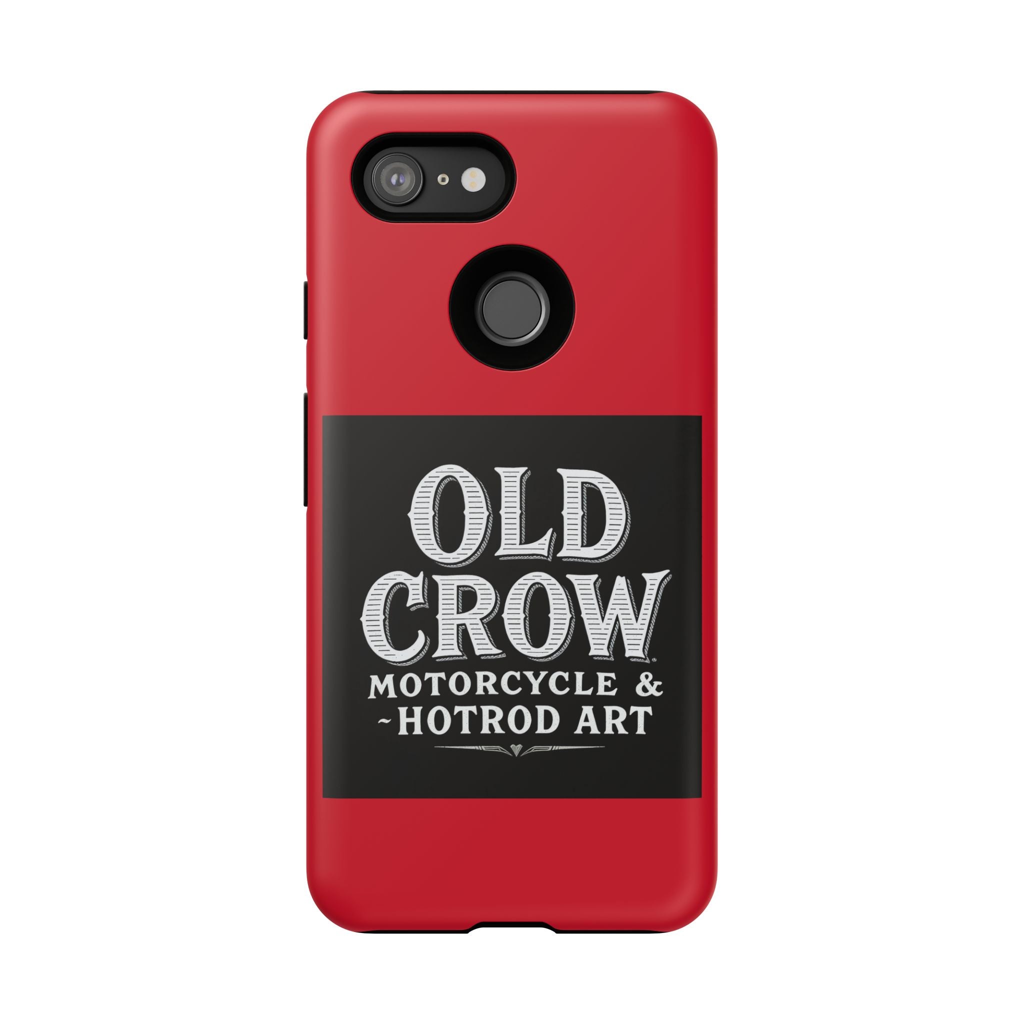 Classic Old Crow Garage Typography Cases