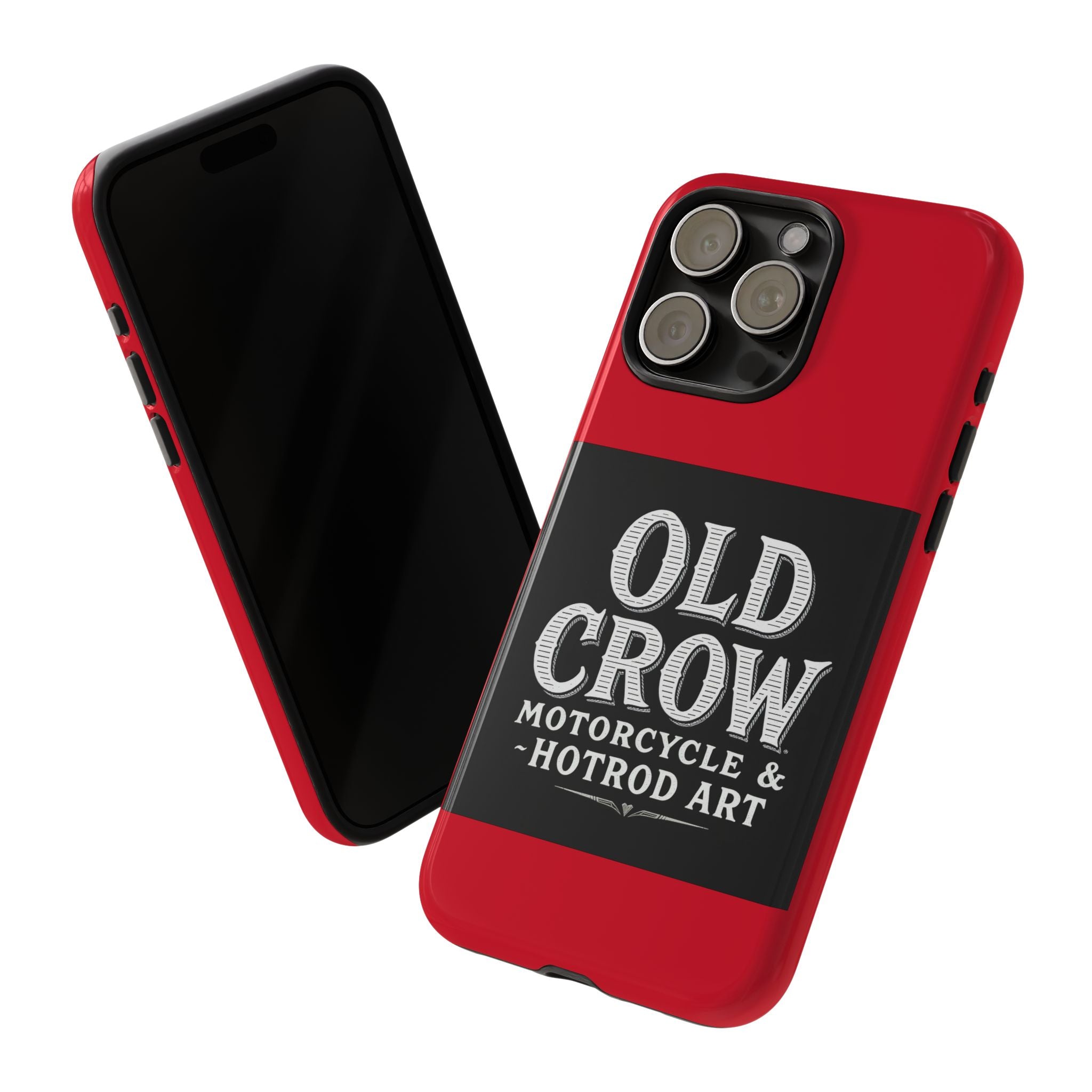 Classic Old Crow Garage Typography Cases