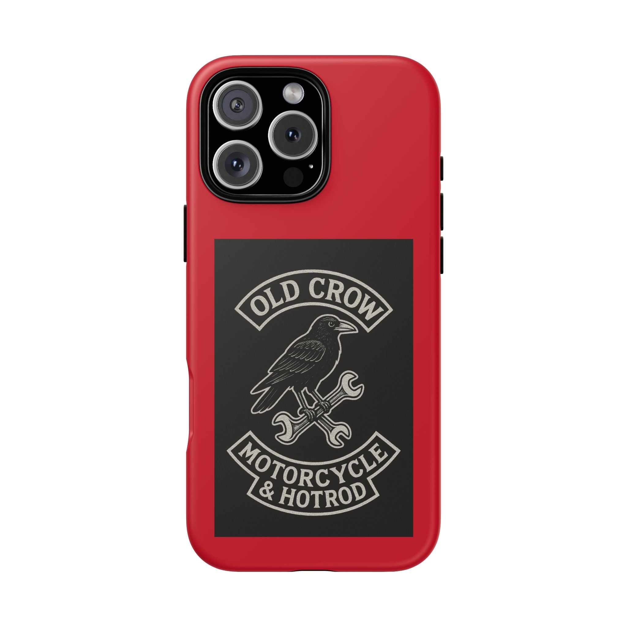 Old Crow Garage Retro Hotrod Rider Cases