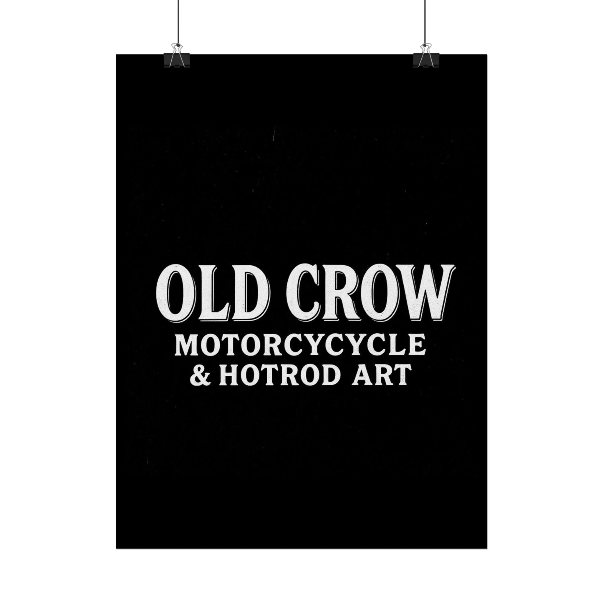 Old Crow: The Omen Art Rolled Posters