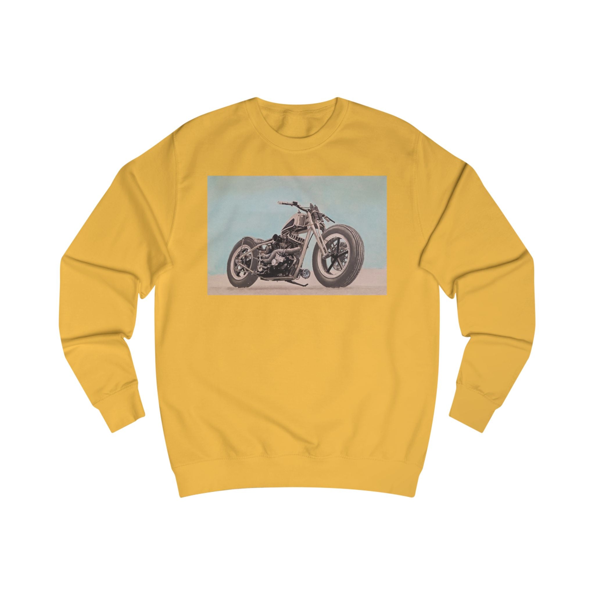Vintage Custom Motorcycle Print Sweatshirt