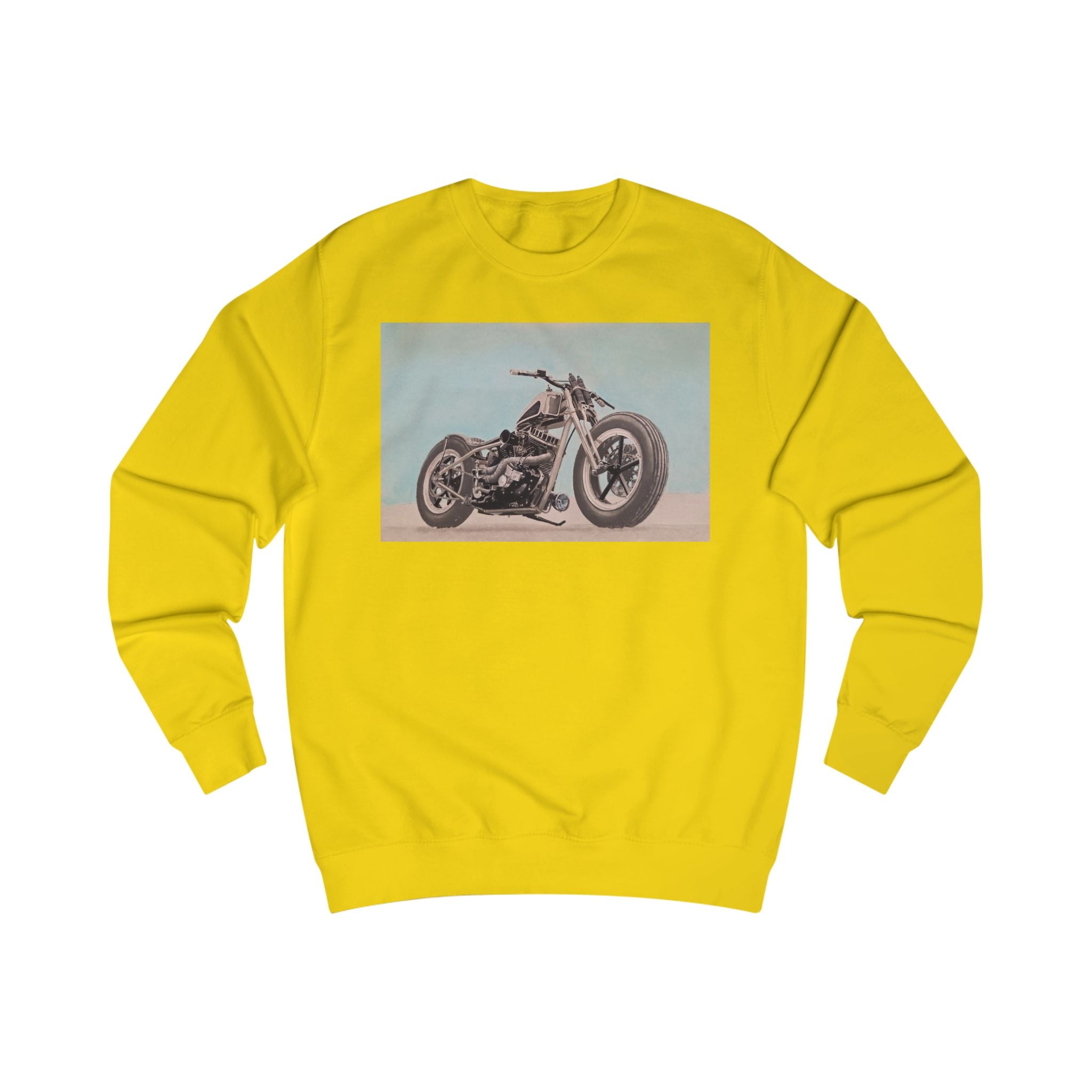 Vintage Custom Motorcycle Print Sweatshirt