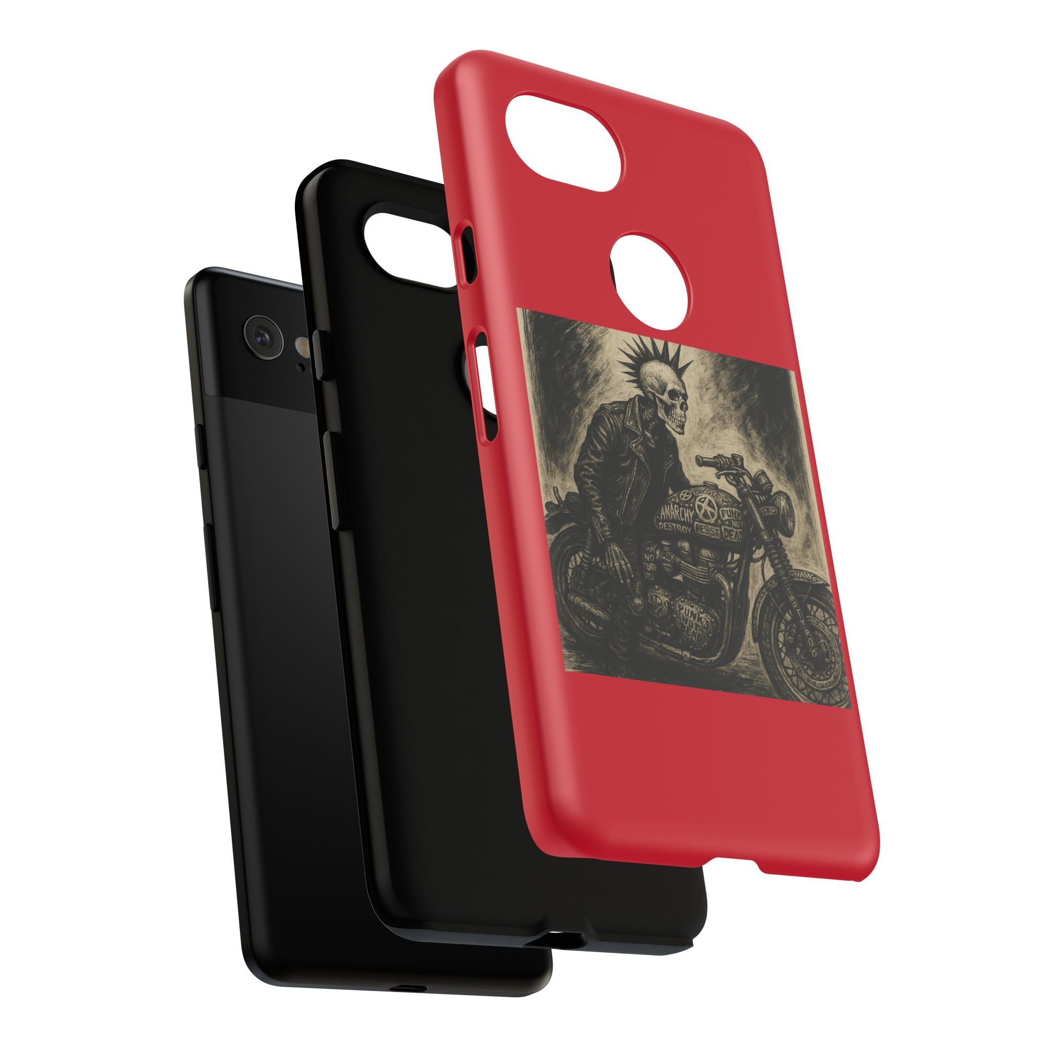 Gothic Punk Biker Skeleton Cases