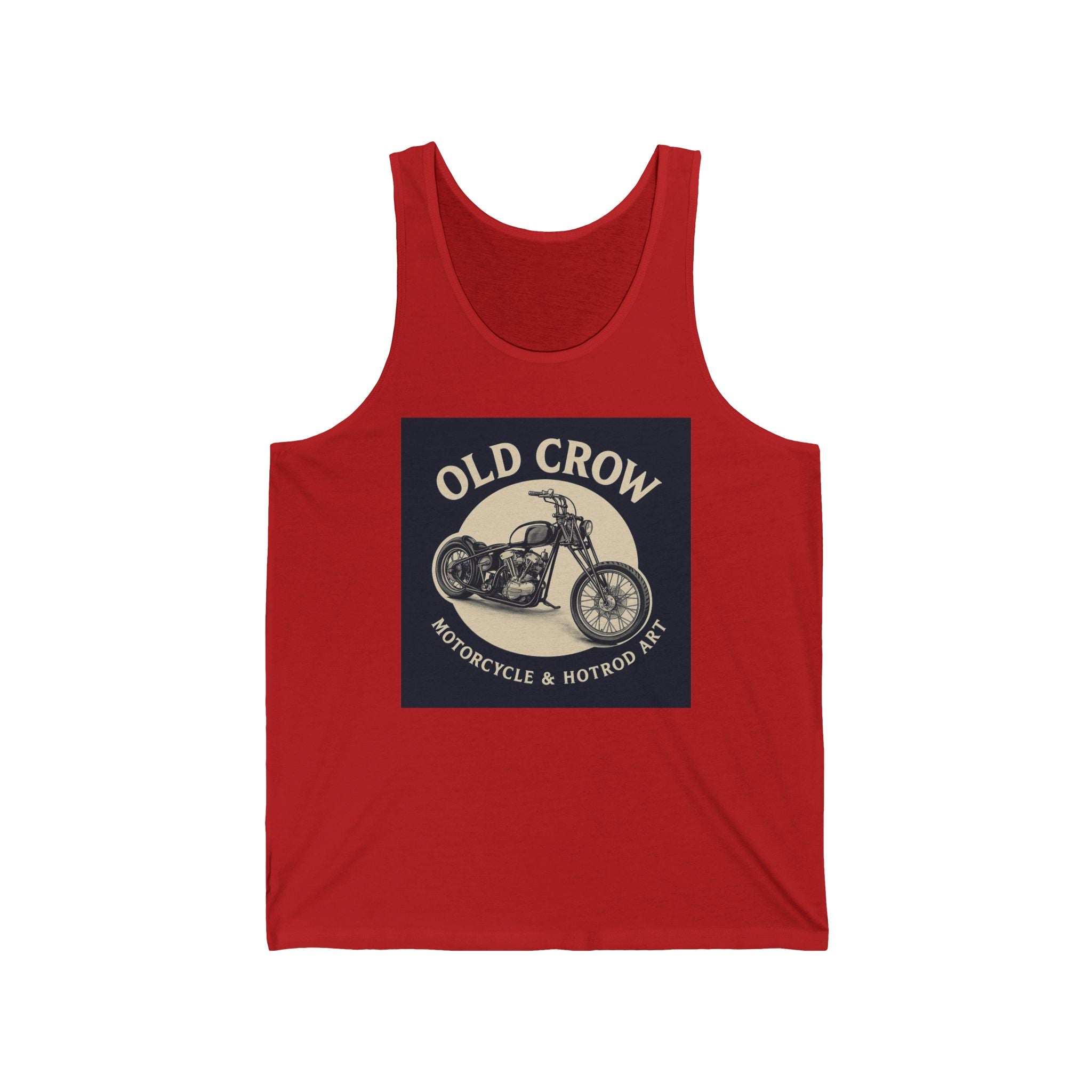 Old Crow Chopper Art Jersey Tank