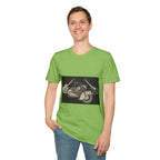 Motorcycle and Music Wall Art  T-Shirt, Indian Roadmaster, Classic Guitars