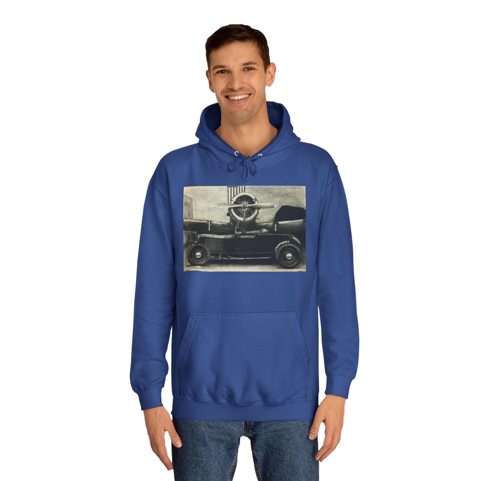 Sky and Speed Hoodie College Hoodie