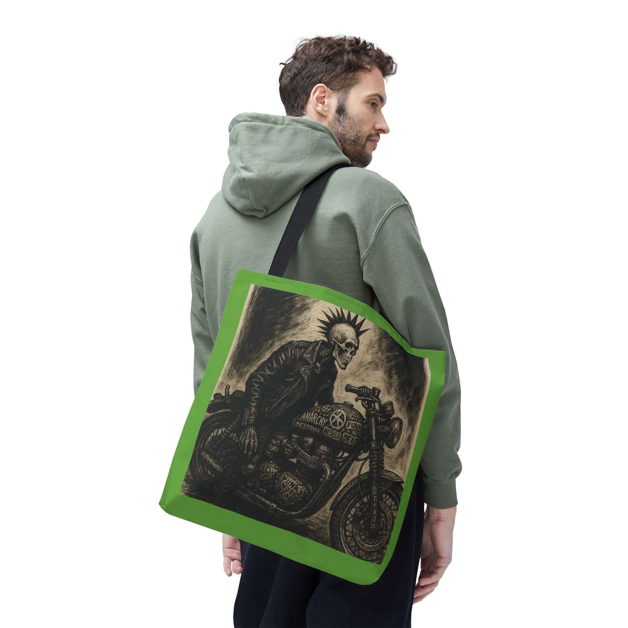 Heavy Metal Punk Rider Tote Bag