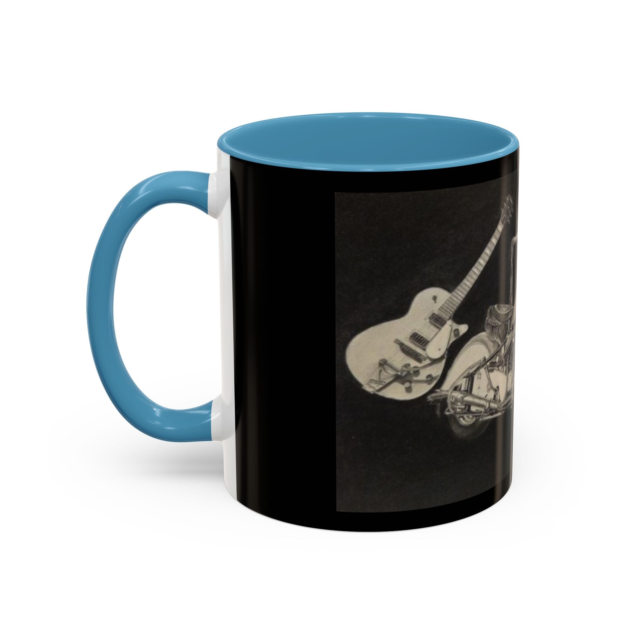 15 Vintage Motorcycle & Guitar Coffee Mug