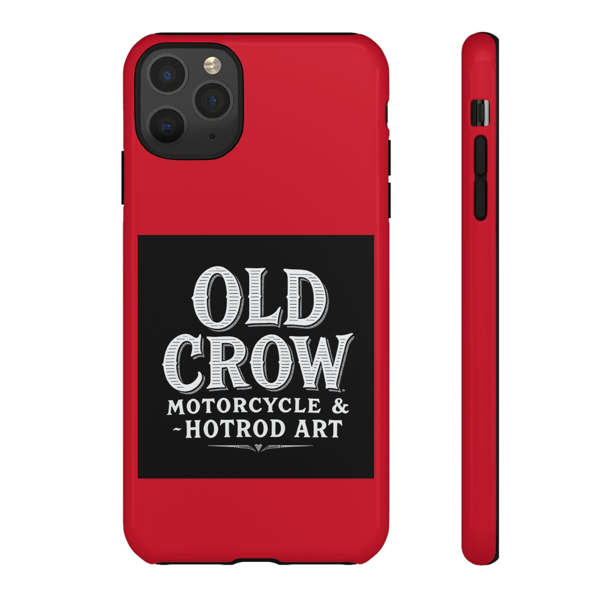 Classic Old Crow Garage Typography Cases