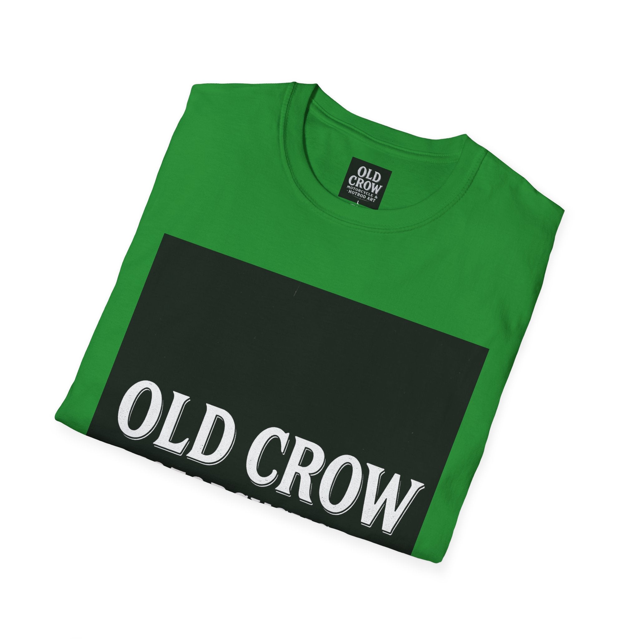 Old Crow Motorcycle & Hotrod Art  T-Shirt