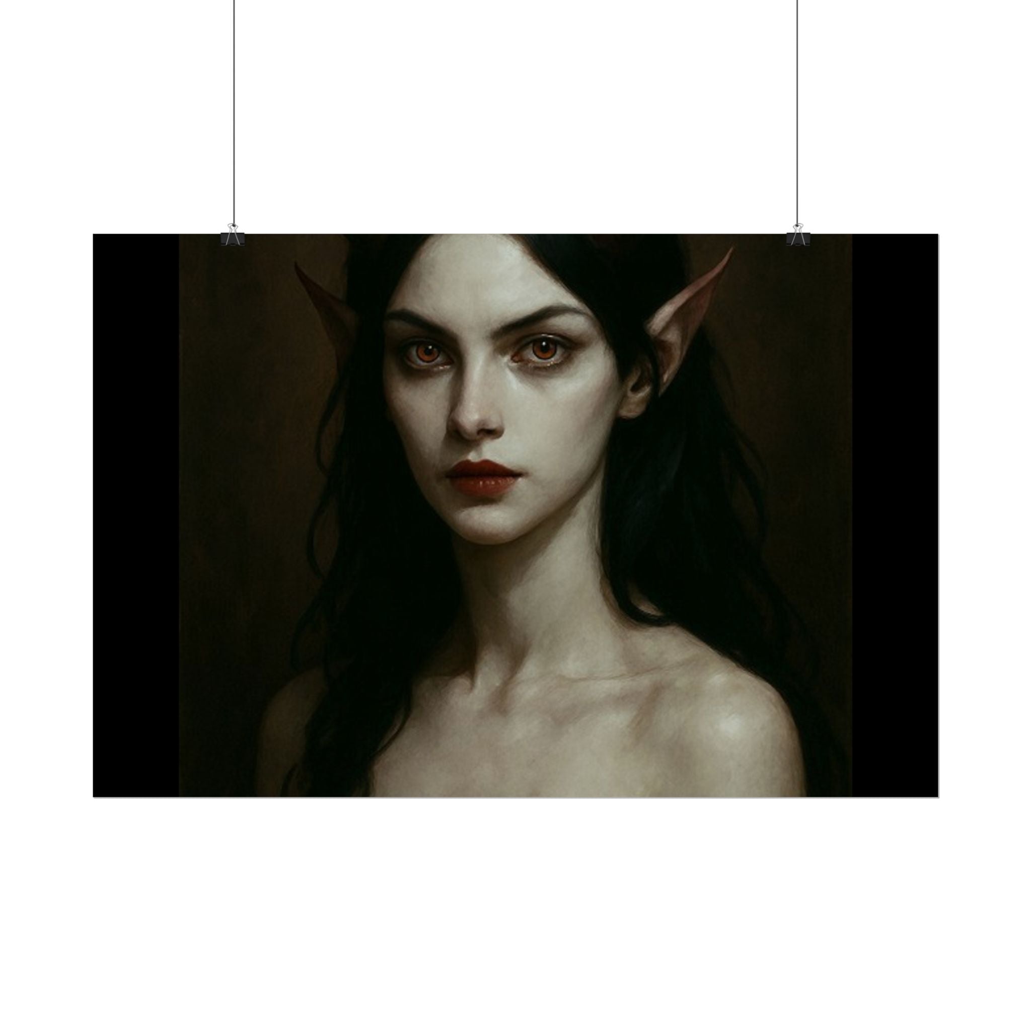 Gothic Art Rolled Posters, Dark Fantasy Wall Decor