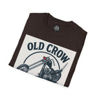 Old Crow Long Fork Chopper Sticker T-Shirt