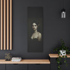 Gothic Art Canvas Print, Demon Aesthetic Home Decor, Dark Fantasy Wall Art, Witchy Room Decoration, Unique Gift for Halloween, Edgy Art