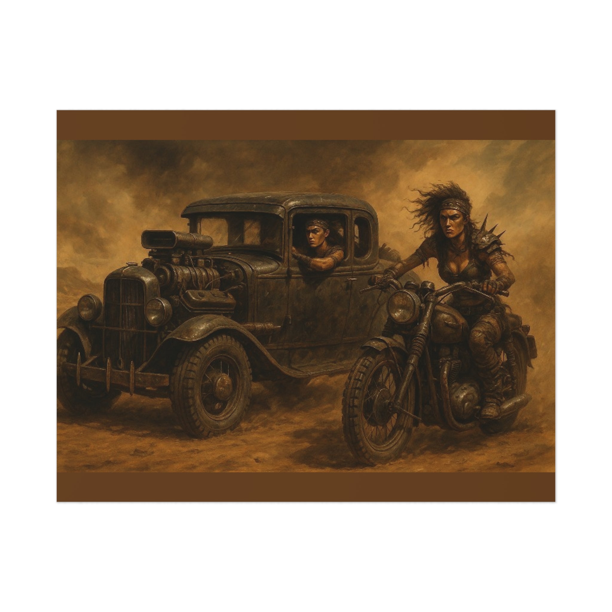 Full Throttle Fury Art Print, Uncoated Poster for Home Decor