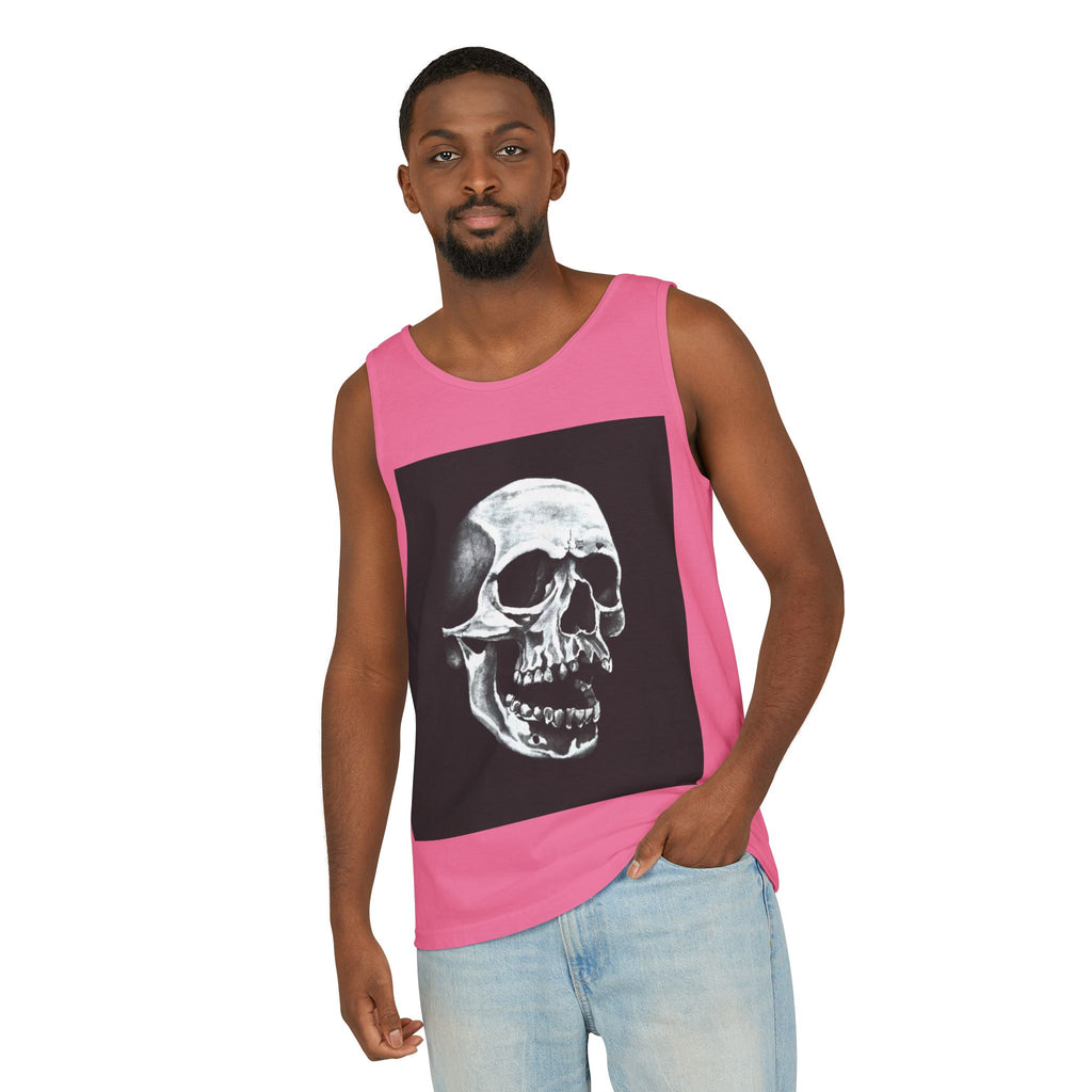 Shadowed Skull Tank Top
