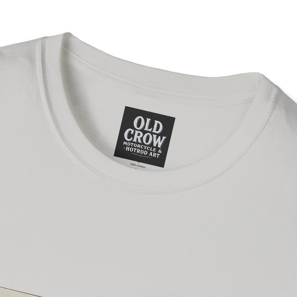 Aviation and Motorcycle Heritage Print  T-Shirt