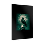 Mystical Raven Art Poster | Dark Aesthetic Wall Decor for Home