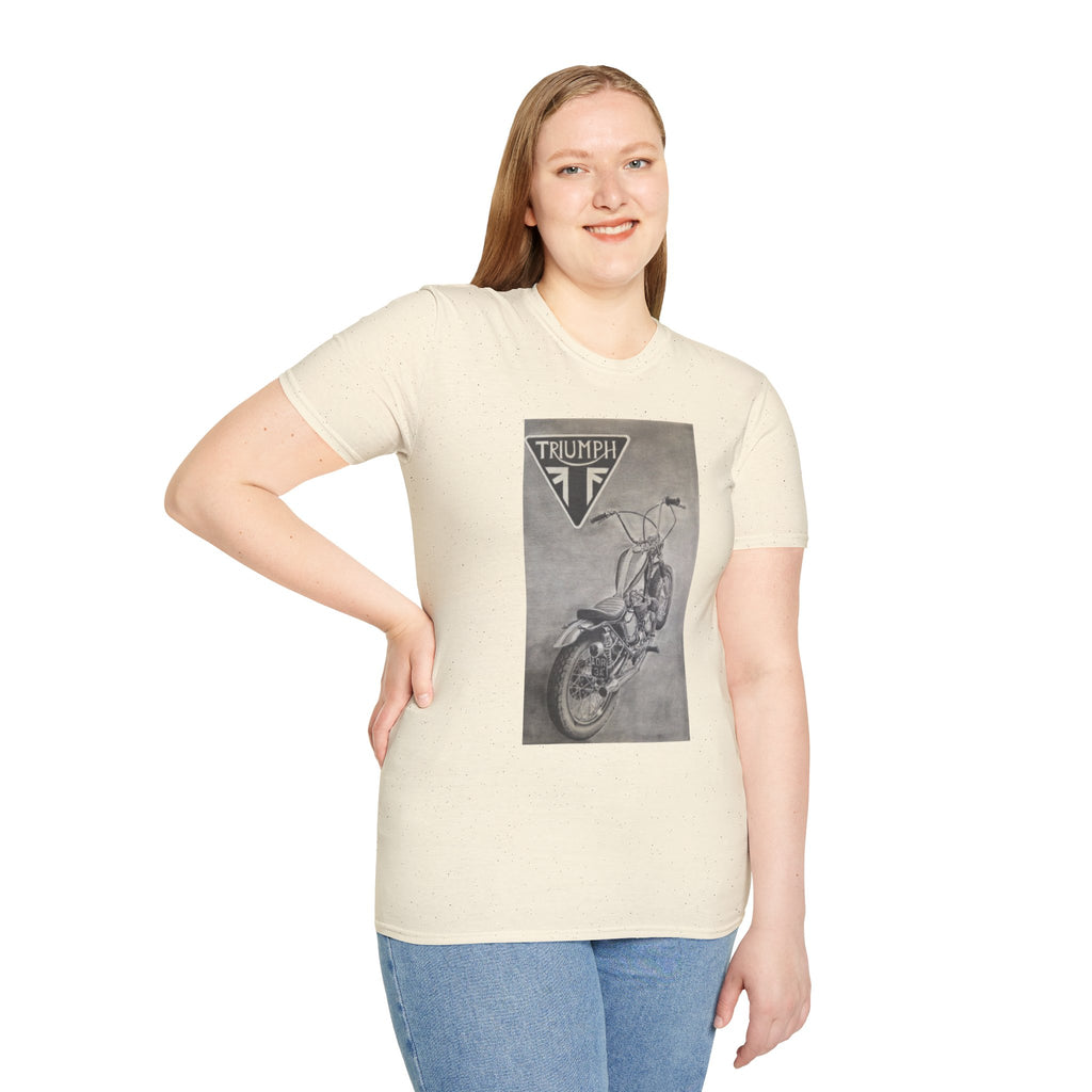 Retro Triumph Chopper Softstyle T-Shirt