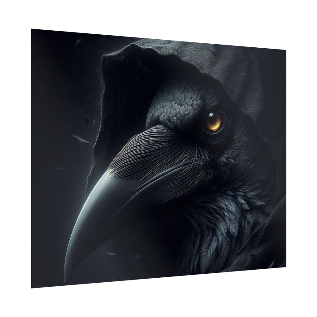 Dark Raven Hooded Rolled Poster