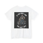 Unisex Heavy Cotton Tee with Bold Statement for Motorbike Lovers, Perfect for Casual Wear, Birthday Gifts, Biker Events, or Celebrations