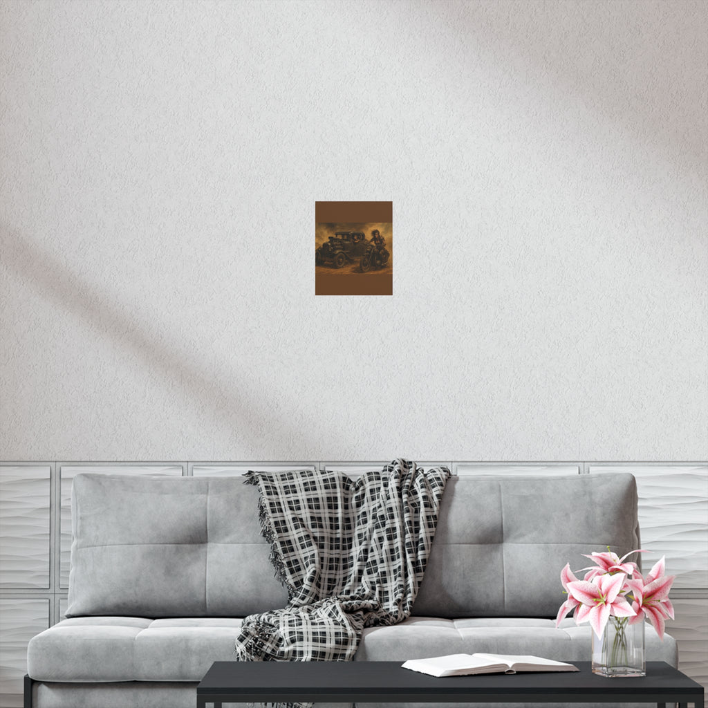 Full Throttle Fury Art Print, Uncoated Poster for Home Decor