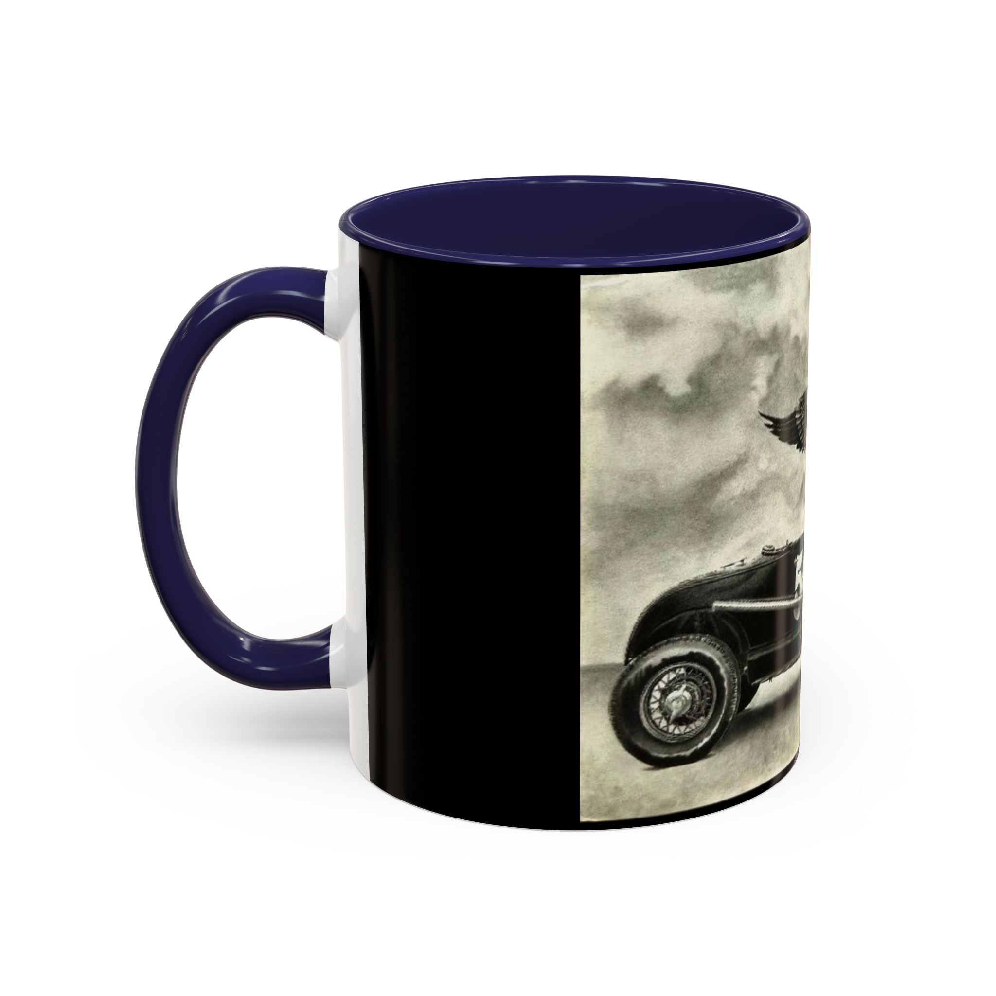 18 Vintage Racing Accent Coffee Mug