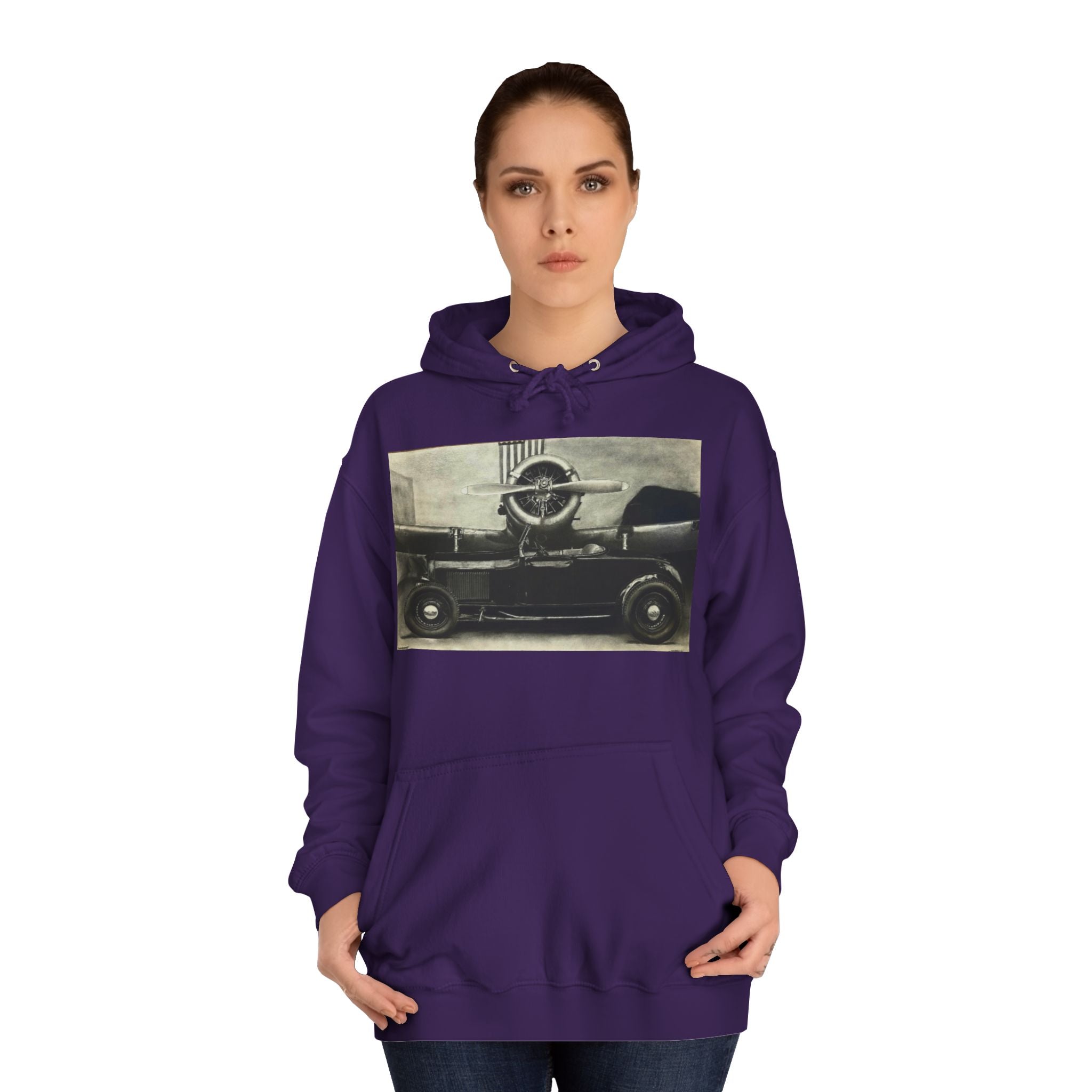 Sky and Speed Hoodie College Hoodie