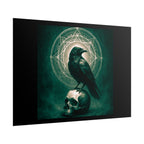 Mystical Raven Art Poster | Dark Aesthetic Wall Decor for Home