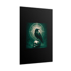 Mystical Raven Art Poster | Dark Aesthetic Wall Decor for Home