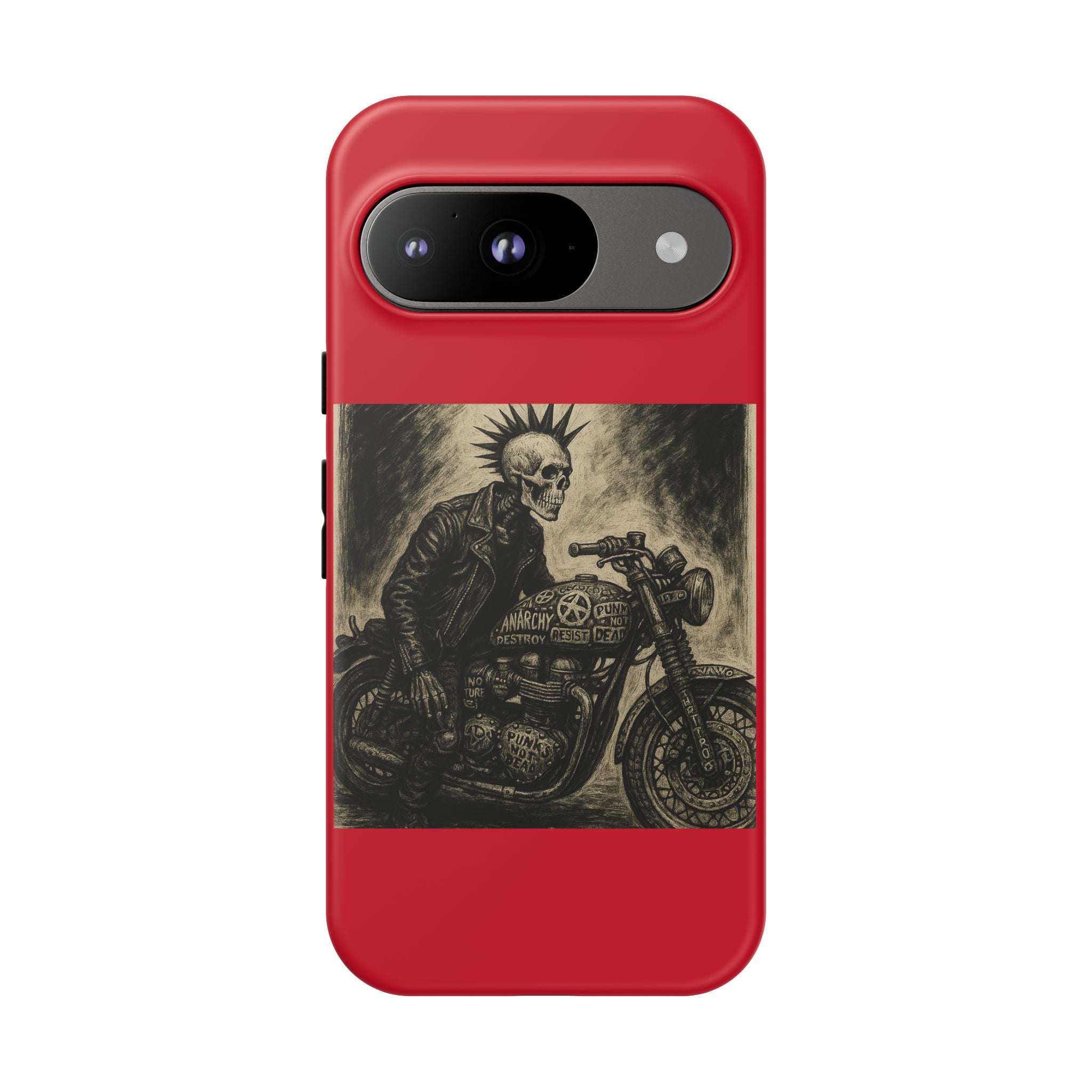 Gothic Punk Biker Skeleton Cases