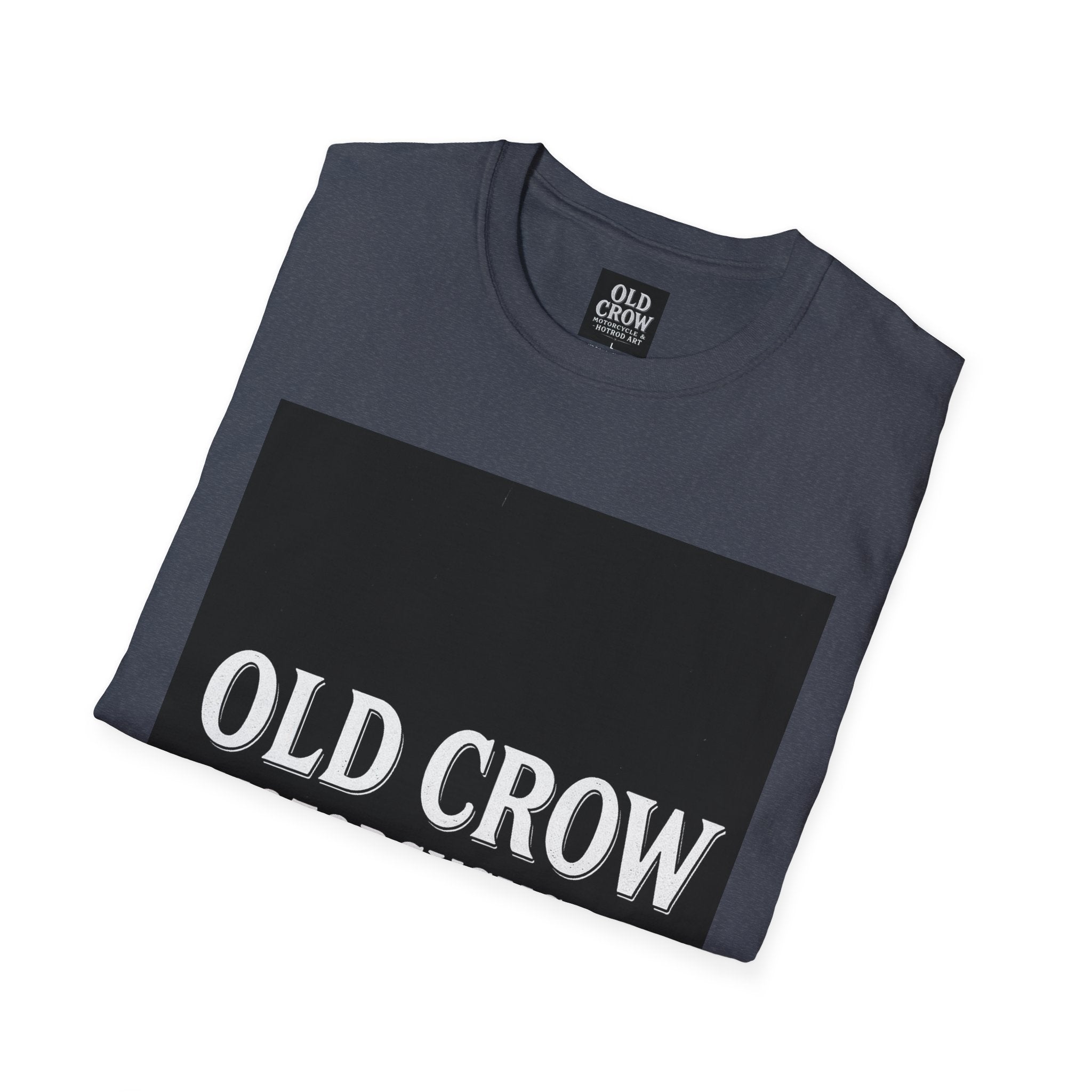 Old Crow Motorcycle & Hotrod Art  T-Shirt