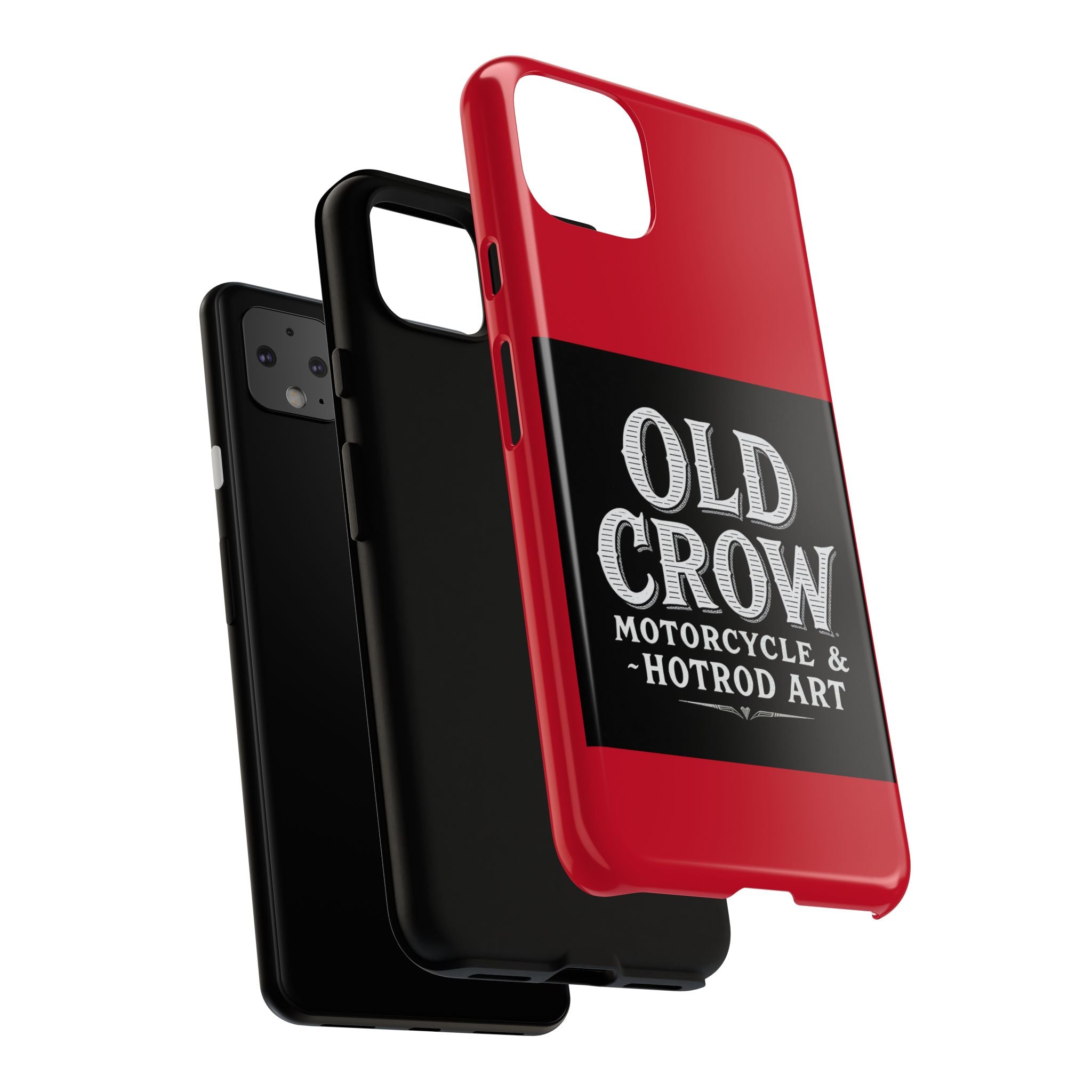 Classic Old Crow Garage Typography Cases