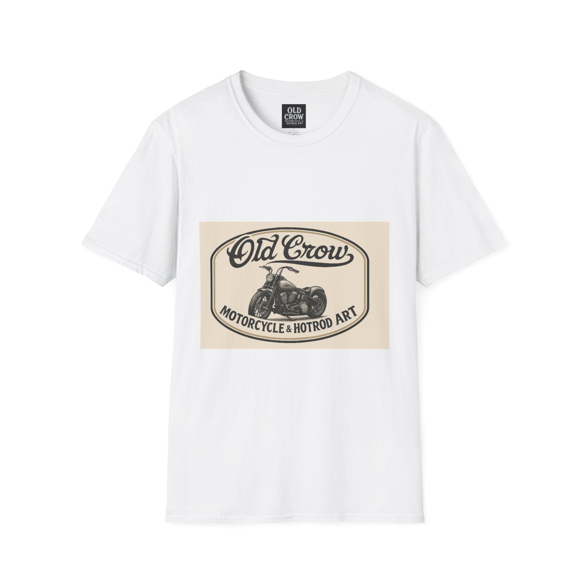 Retro Biker Life Old Crow Shop Sign T-Shirt