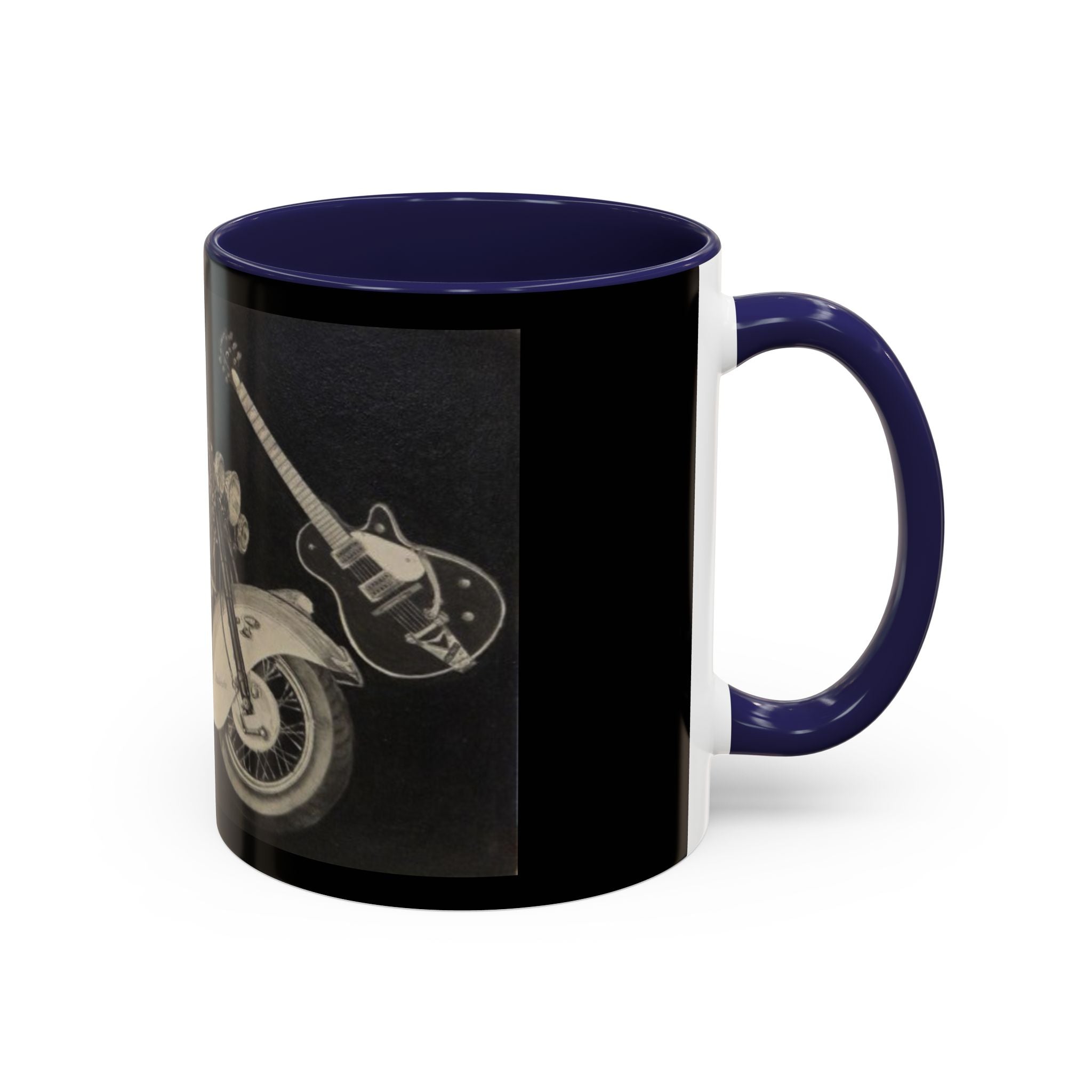 15 Vintage Motorcycle & Guitar Coffee Mug