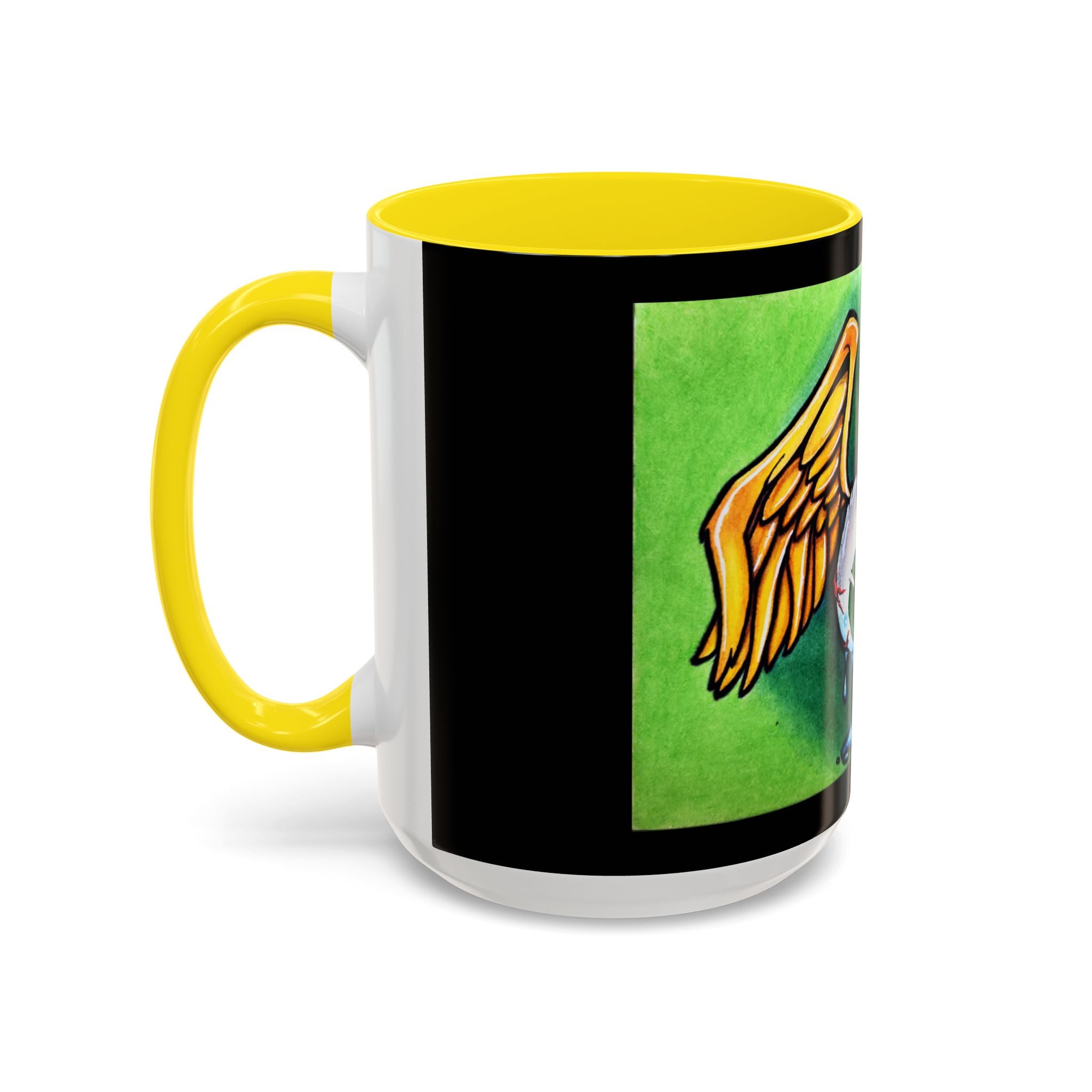 28 Whimsical Gothic Winged Eye Coffee Mug