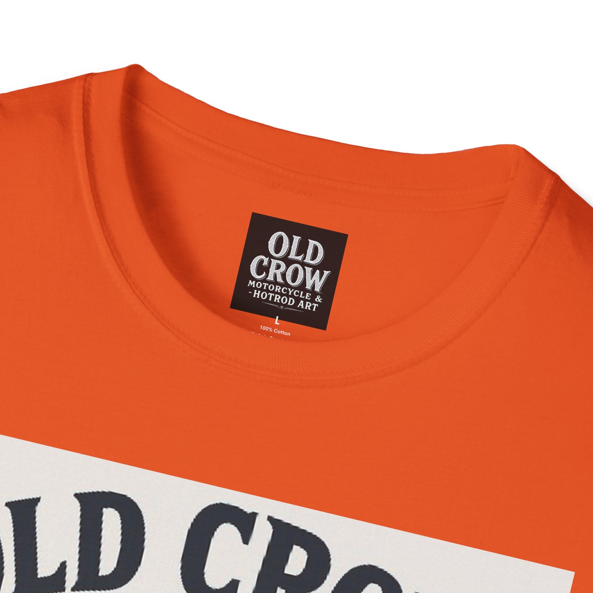 Old Crow Long Fork Chopper Sticker T-Shirt