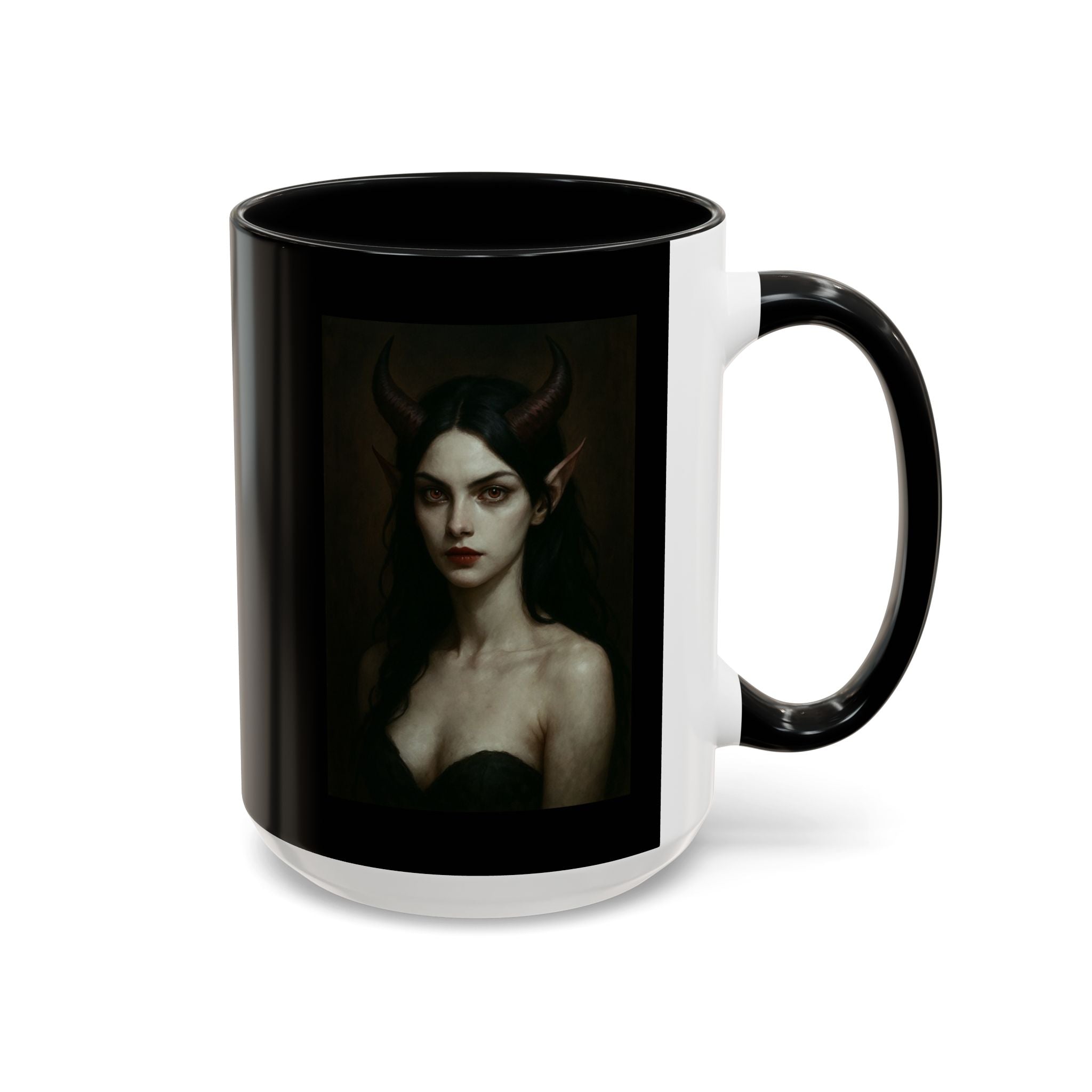 20 Dark Aesthetic Devilish Accent Coffee Mug