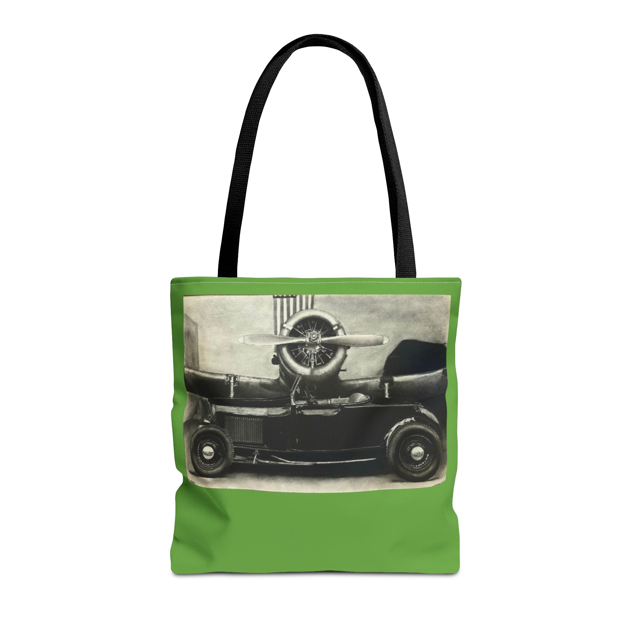 Wings Over Wheels Tote Bag