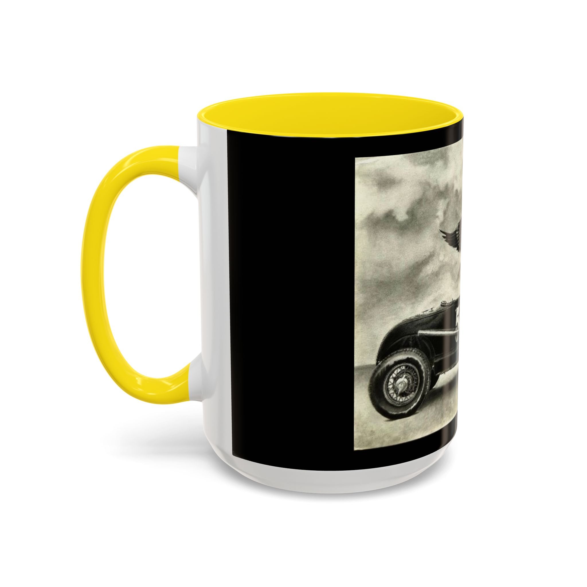 18 Vintage Racing Accent Coffee Mug