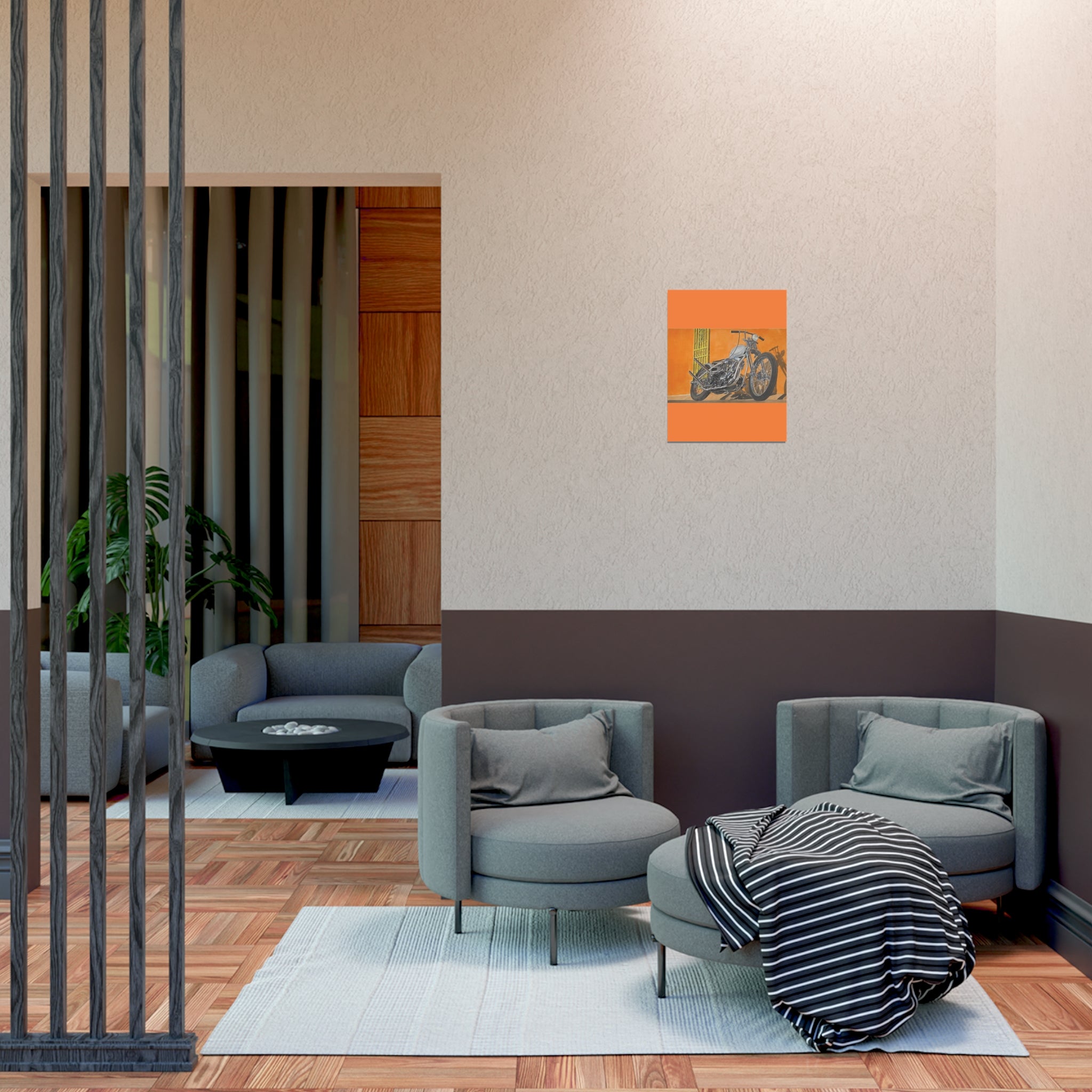 Steel Shadows  Art Print