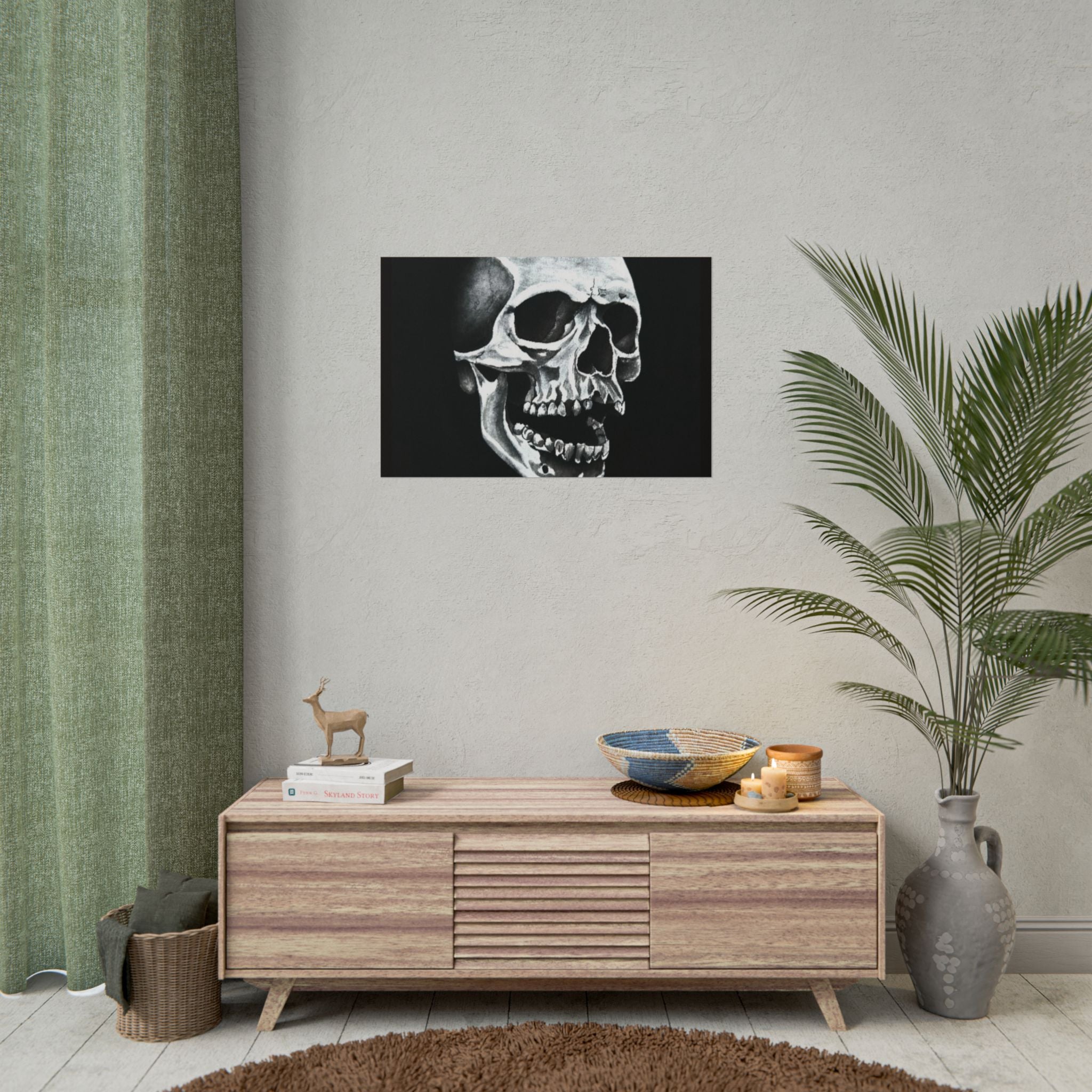 Skull Art Rolled Posters