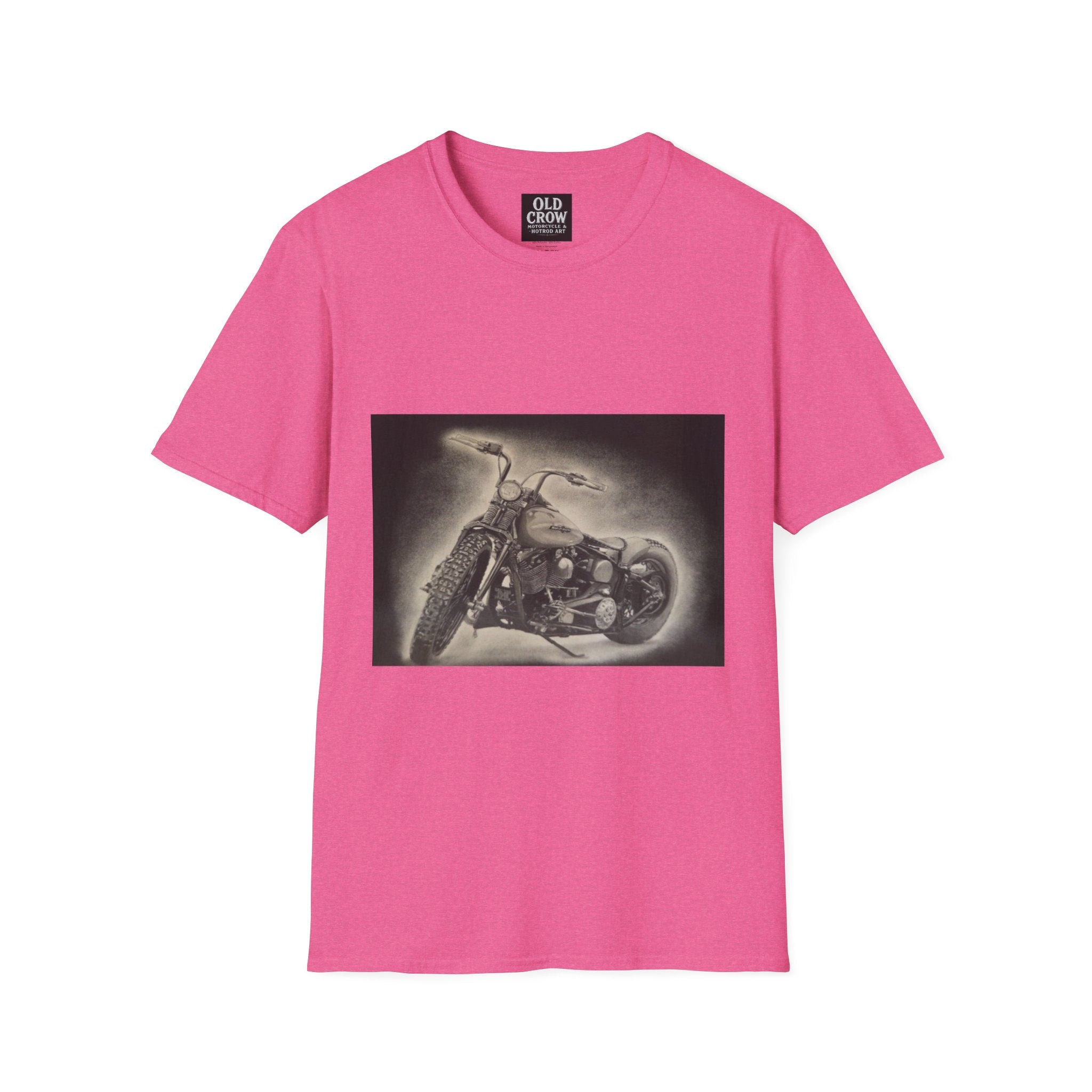 Custom Bobber Bike Canvas T-Shirt