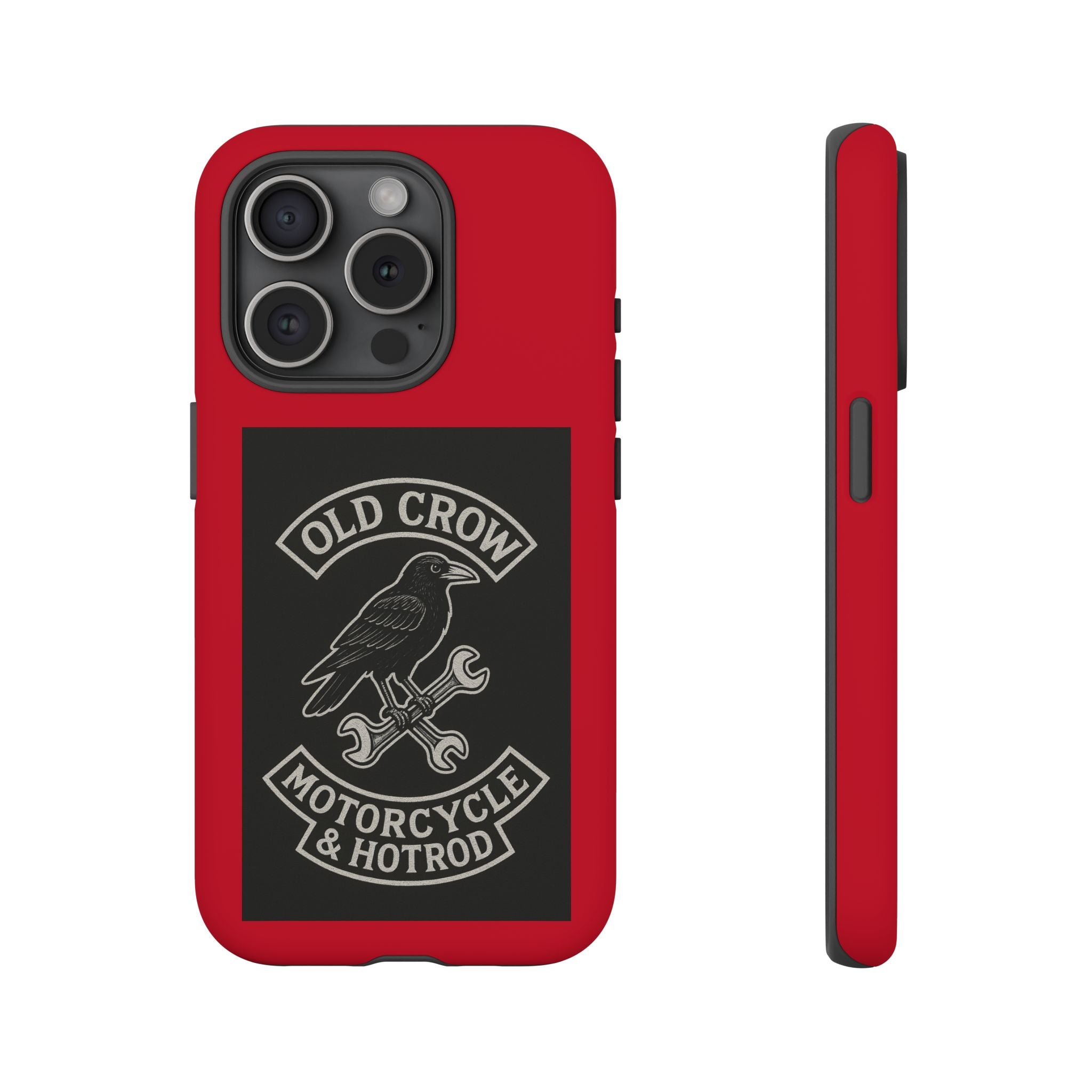 Old Crow Garage Retro Hotrod Rider Cases