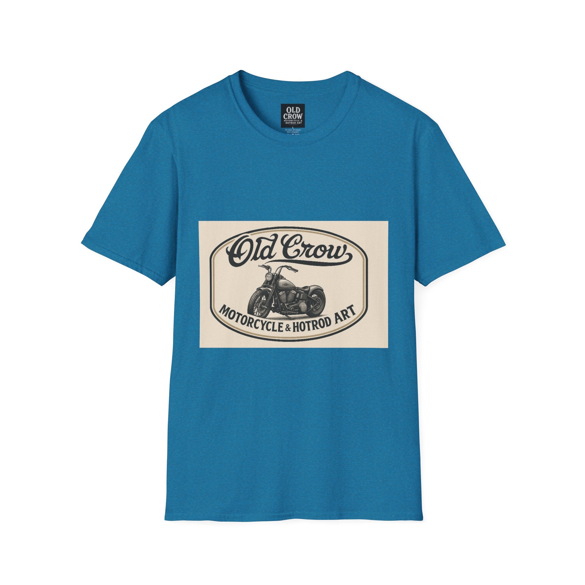 Retro Biker Life Old Crow Shop Sign T-Shirt