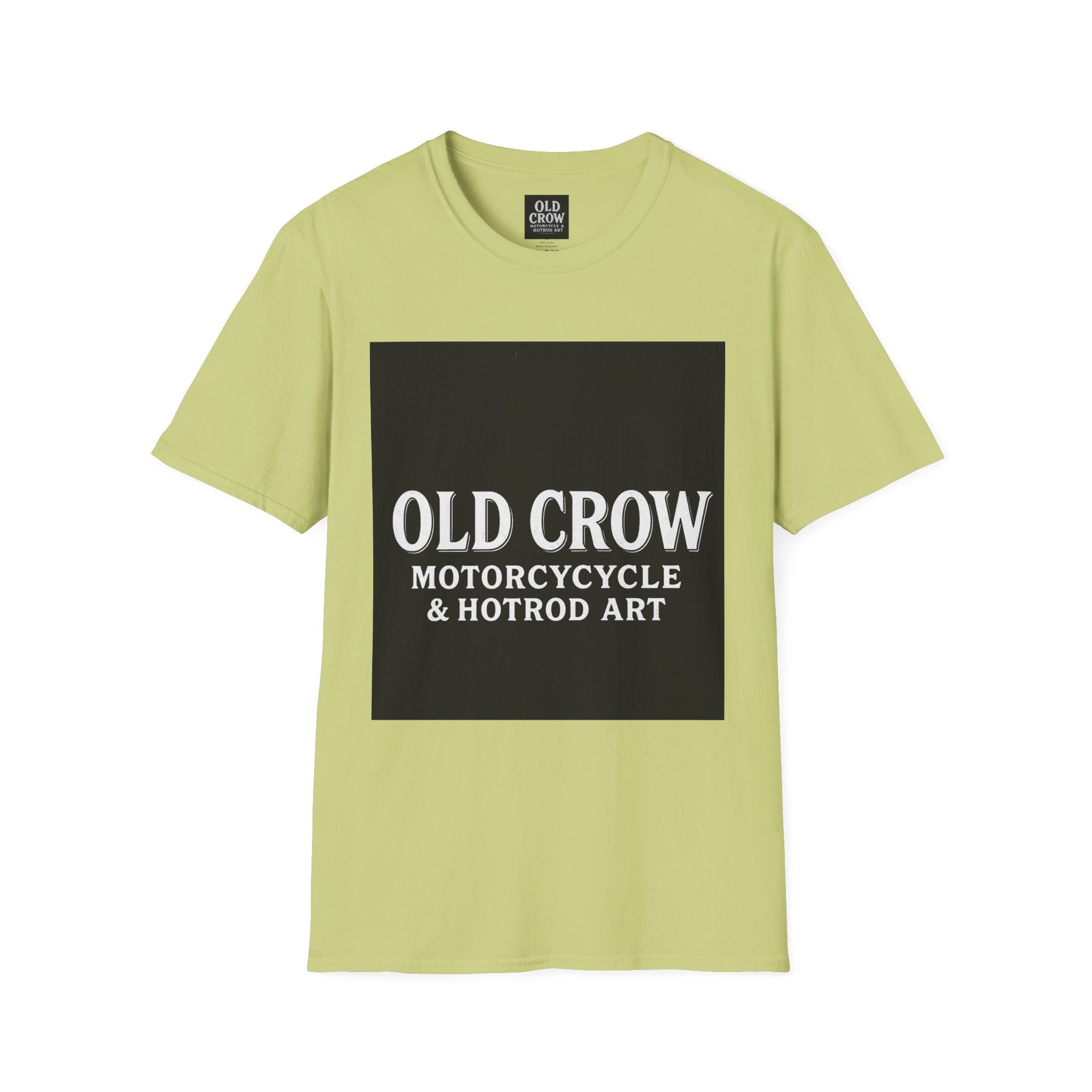 Old Crow Motorcycle & Hotrod Art  T-Shirt