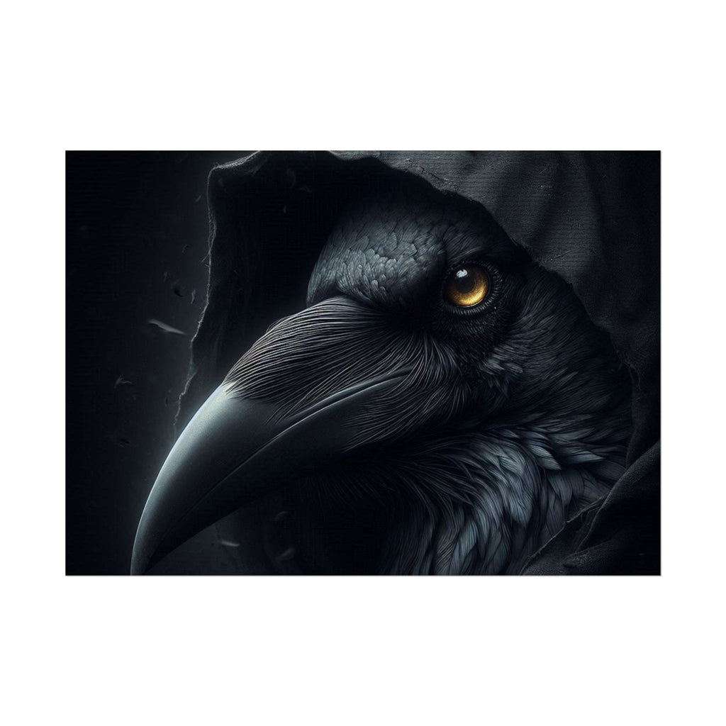 Dark Raven Hooded Rolled Poster